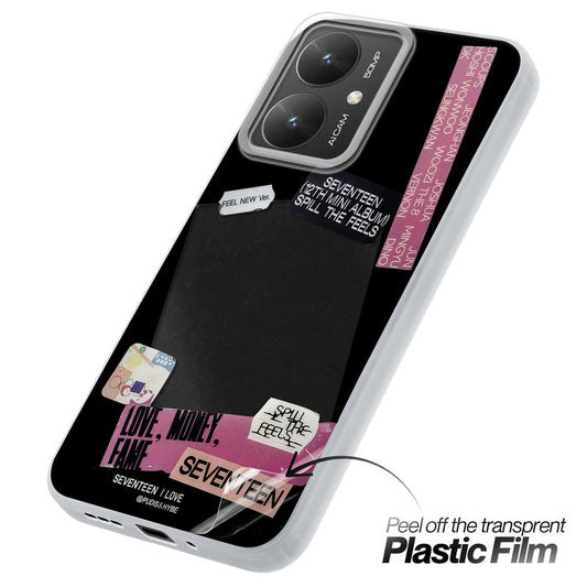 Designer Cover Case with Customizable Transparent Slot for Personalised Photos For Poco M6 5G