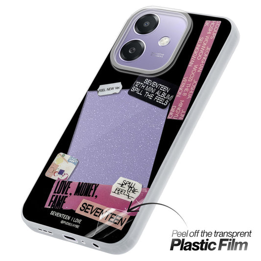 Designer Cover Case with Customizable Transparent Slot for Personalised Photos For Oppo A3 5G