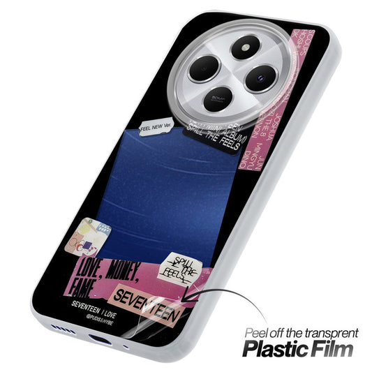Designer Cover Case with Customizable Transparent Slot for Personalised Photos For Redmi A4 5G