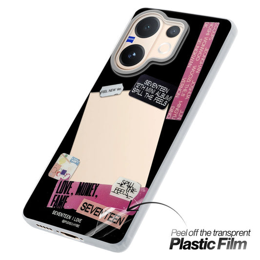 Designer Cover Case with Customizable Transparent Slot for Personalised Photos For Vivo V60 5G