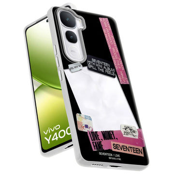 Designer Cover Case with Customizable Transparent Slot for Personalised Photos For Vivo Y400 5G
