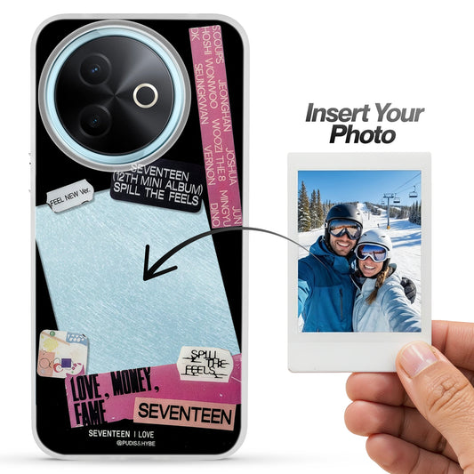 Designer Cover Case with Customizable Transparent Slot for Personalised Photos For Vivo Y39 5G