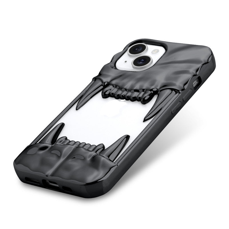 3D Tiger Fang Back Case for Apple iPhone 13, A Wild and Fearless Vibe