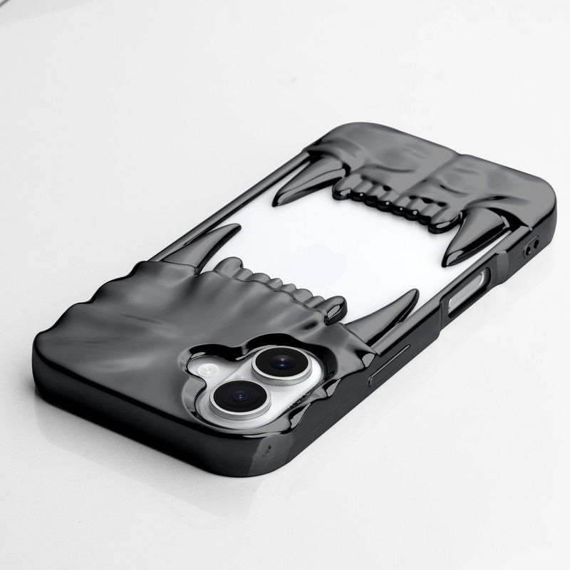 3D Tiger Fang Back Case for Apple iPhone 16 Plus, A Wild and Fearless Vibe