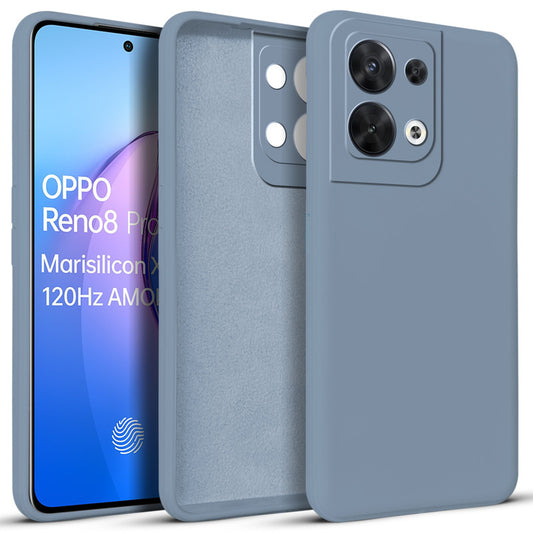 Premium Matte Silicone Back Cover for Oppo Reno 8 Pro 5G