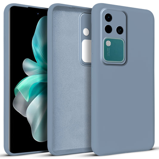 Premium Matte Silicone Back Cover for Vivo V30 5G