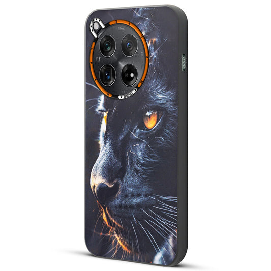 Dark Elegant Wild Creatures Printed Back Cases For OnePlus 12R 5g
