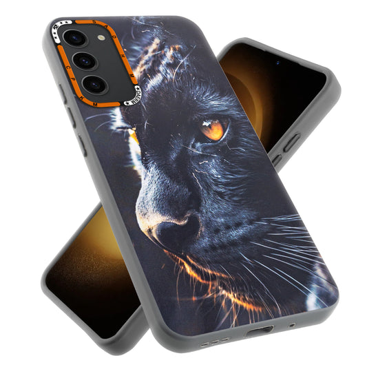 Dark Aesthetic Wild Animal Printed Back Cases For Samsung S23 5G