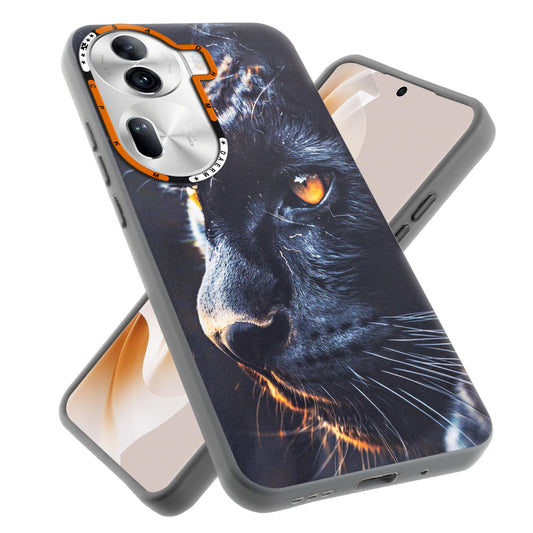 Dark Aesthetic Wild Animal Printed Back Cases For Oppo Reno 11 Pro 5G