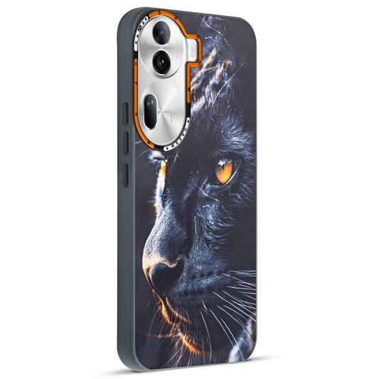 Dark Aesthetic Wild Animal Printed Back Cases For Oppo Reno 11 Pro 5G