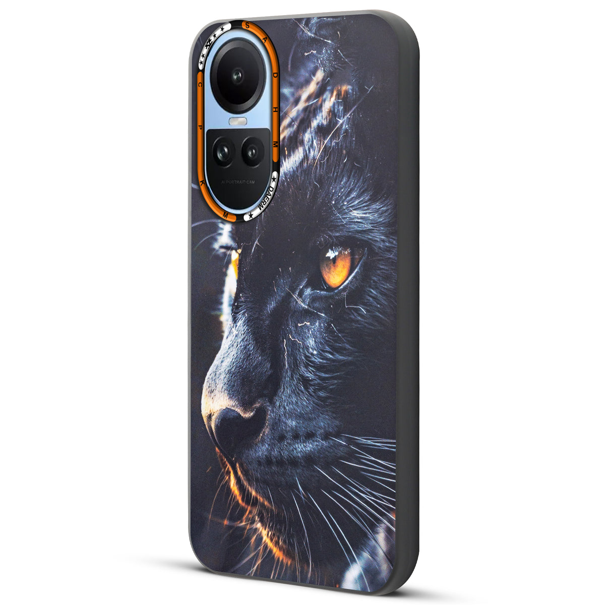 Dark Aesthetic Wild Animal Printed Back Cases For Oppo Reno 10 5G