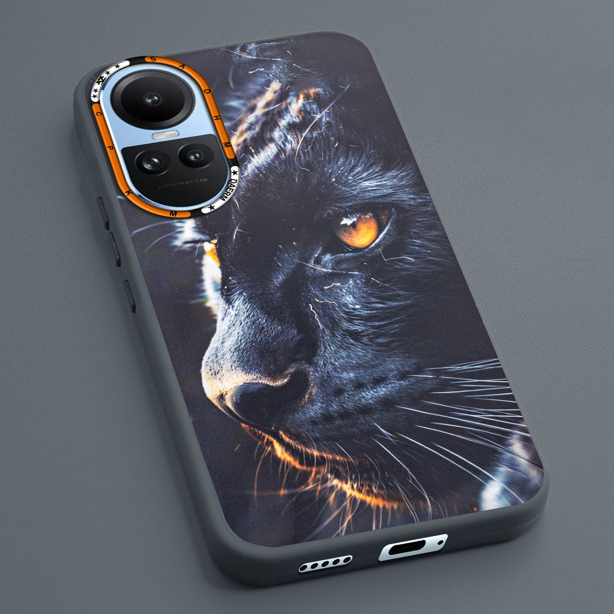Dark Aesthetic Wild Animal Printed Back Cases For Oppo Reno 10 5G