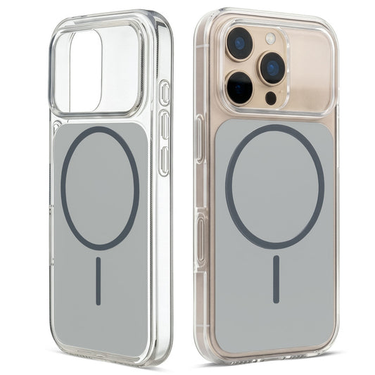 Silicone Hybrid Hard Back Cover with Wireless Charging Support for Apple iPhone 16 Pro