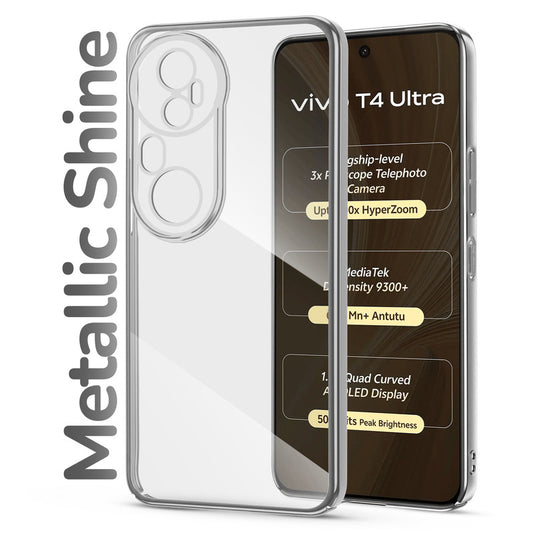 Shiny Edge Hard Case For Vivo T4 Ultra 5G