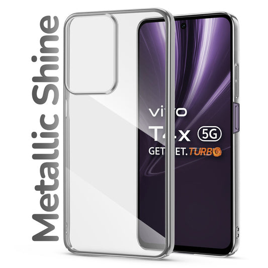 Shiny Edge Hard Case For Vivo T4X 5G
