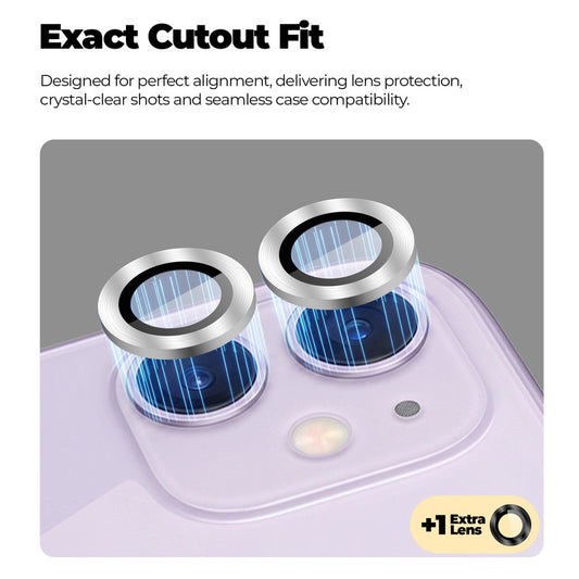 Camera Lens Protector For Apple iPhone 11, HD Clear Lens Guard