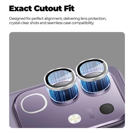 Camera Lens Protector For iQOO Z10x 5G, HD Clear Lens Guard