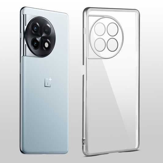 Crystal Clear Premium Case with Shiny Colorful Edges and Precise Cutouts for OnePlus 11R 5G