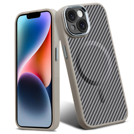 Premium Tech Weave Design With MagSafe Compatible Back Case For Apple iPhone 14