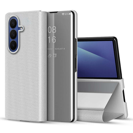 Sleek Flip Case for Samsung Z Fold 7, Touch Mirror Cover with Auto Wake/Sleep (Not S View Compatible)