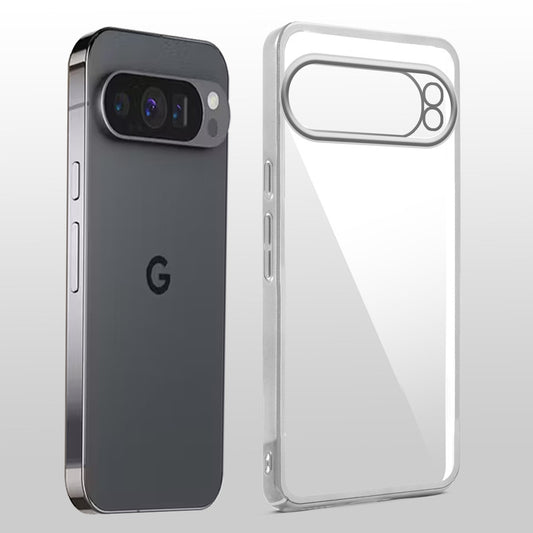 Crystal Clear Premium Shiny Edges Hard Back Case For Google Pixel 9 Pro XL 5G