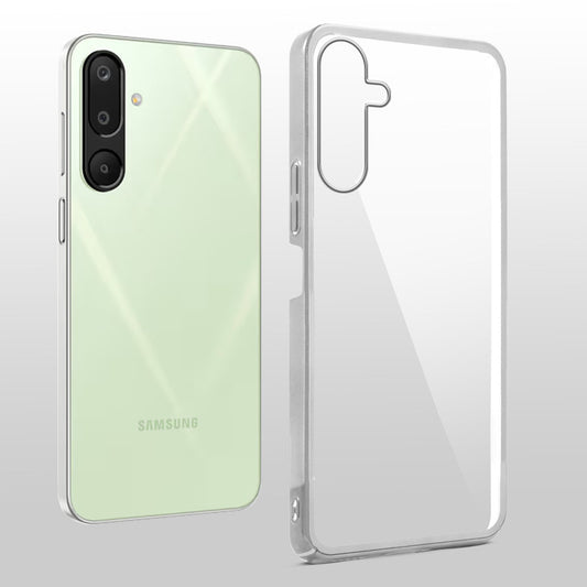 Crystal Clear Transparent Premium Shiny colorful Edges Hard Back Case For Samsung M16 5G