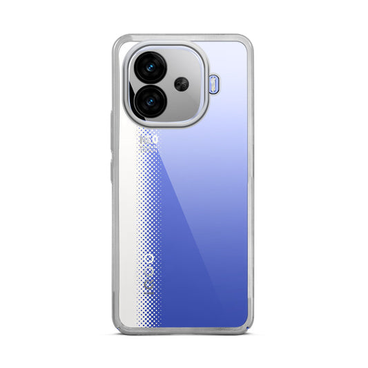 Crystal Clear Transparent Premium Shiny colorful Edges Hard Back Case For iQOO Neo 10R 5G