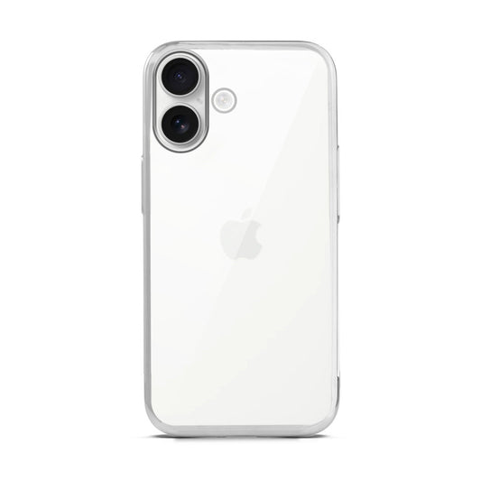 Crystal Clear Premium Shiny colorful Edges Hard Back Case For Apple iPhone 16