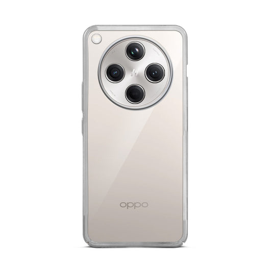 Crystal Clear Premium Shiny colorful Edges Hard Back Case For Oppo Find X8 5G