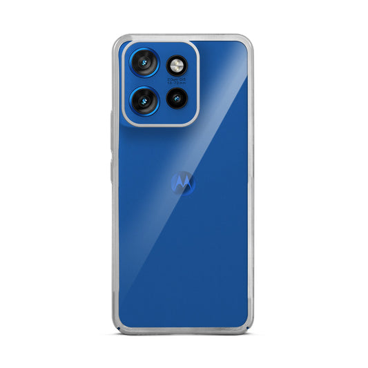 Crystal Clear Premium Shiny Edges Hard Back Case For Motorola Moto Edge 50 Neo 5G