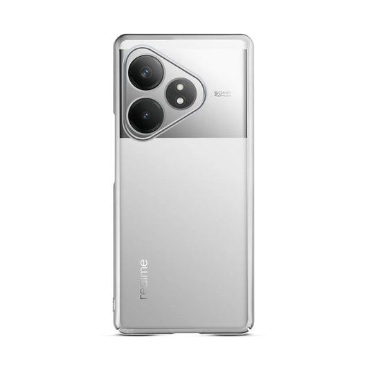 Crystal Clear Premium Shiny colorful Edges Hard Back Case With Camera Protection for Realme GT 6T 5G