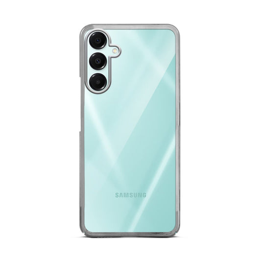 Crystal Clear Transparent Premium Shiny colorful Edges Hard Back Case For Samsung A16 5G