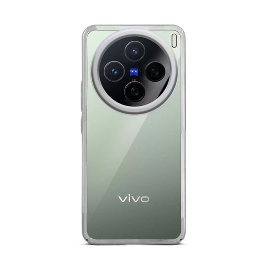 Crystal Clear Premium Shiny Edges Hard Back Case For Vivo X200 5G