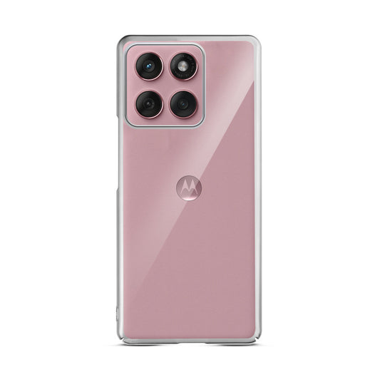 Crystal Clear Premium Case with Shiny Colorful Edges and Precise Cutouts for Motorola Moto Edge 60 Fusion 5G