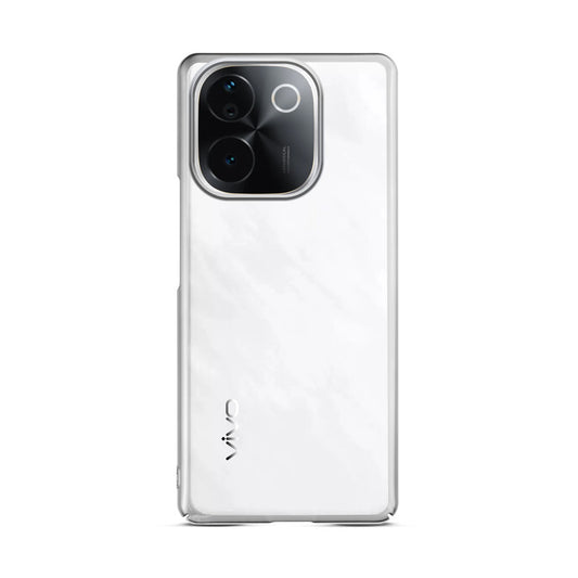 Crystal Clear Hard Back Case with Shiny Colorful Edges and Precise Cutouts for Vivo T3 Pro 5G