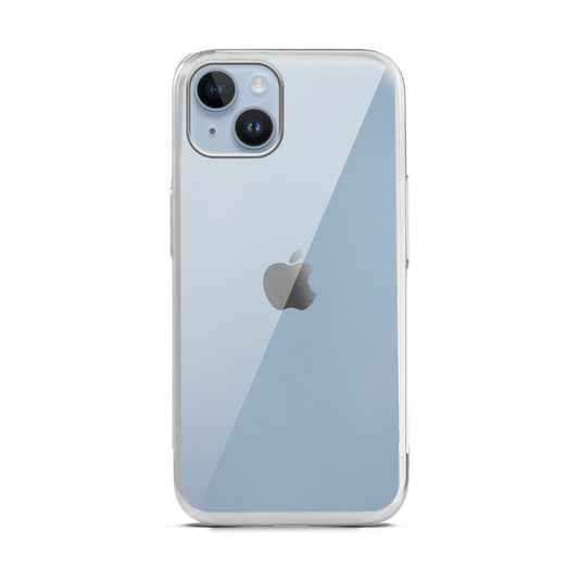 Crystal Clear Premium Shiny colorful Edges Hard Back Case For Apple iPhone 14 Plus