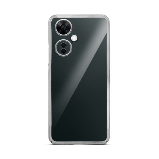 Crystal Clear Premium Shiny colorful Edges Hard Back Case For OnePlus Nord CE 3 Lite 5G
