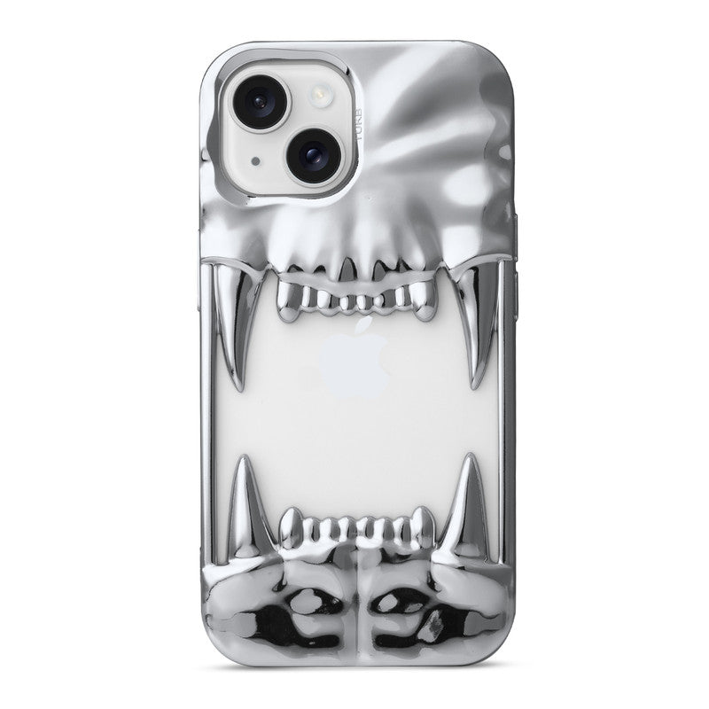 3D Tiger Fang Back Case for Apple iPhone 13, A Wild and Fearless Vibe