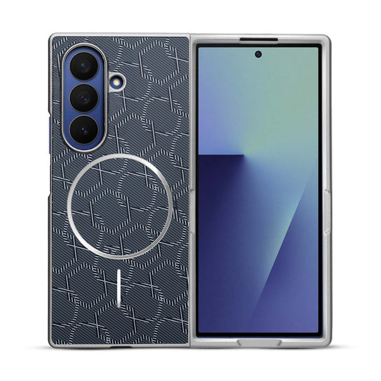 Flexible TPU Back Cover for Samsung Z Fold 7 with MagSafe Support & Unique Printed Designs