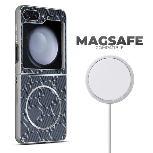 Flexible TPU Back Cover for Samsung Z Flip 5 with MagSafe Support & Unique Printed Designs