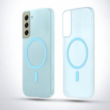 Sleek Frosted Matte Hard Case with MagSafe Support For Samsung S21 FE 5G