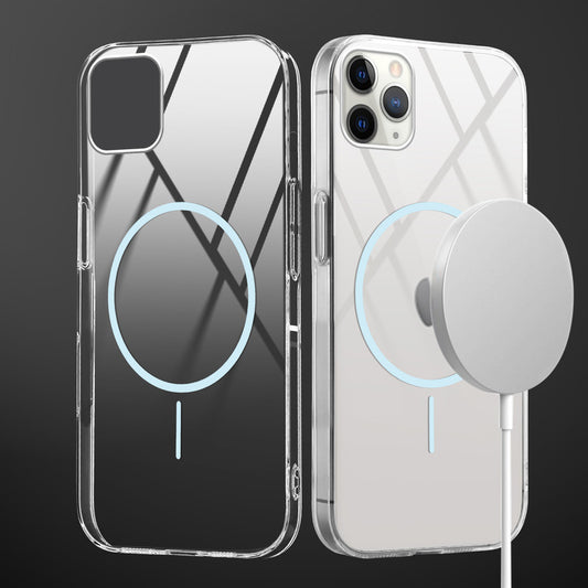 Crystal Clear Transparent Hard Back Anti-Yellowing with MagSafe Compatibility Phone Case For Apple iPhone 11 Pro