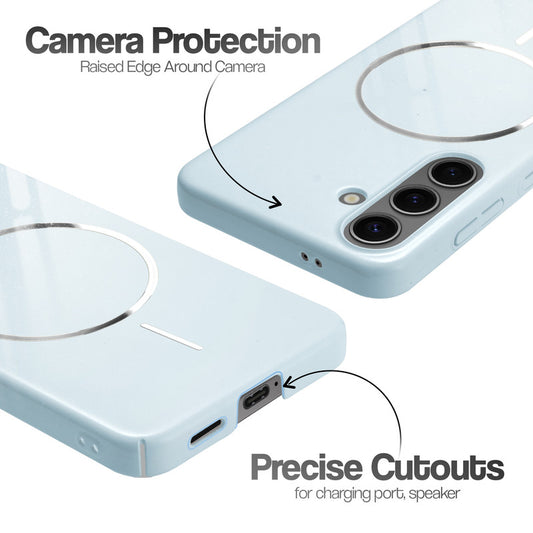 Samsung S24 5G Polished Titanium Hard Case
