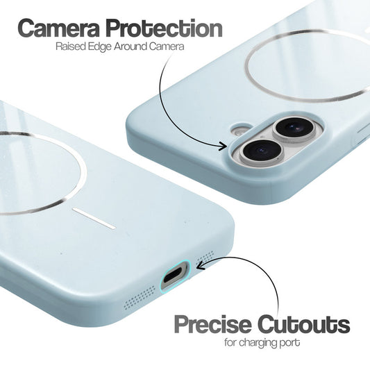 Smooth & Shiny Glossy Hard Back Cover Case For Apple iPhone 17 With Magsafe Support