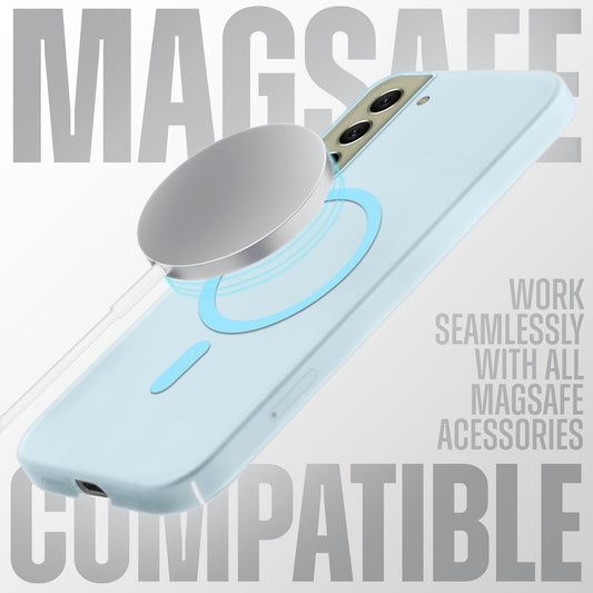 Sleek Frosted Matte Hard Case with MagSafe Support For Samsung S21 FE 5G