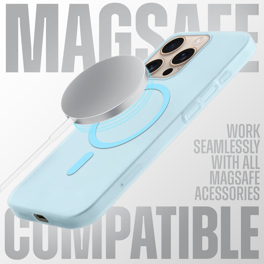 Sleek Frosted Matte Hard Case with MagSafe Support For Apple iPhone 16 Pro