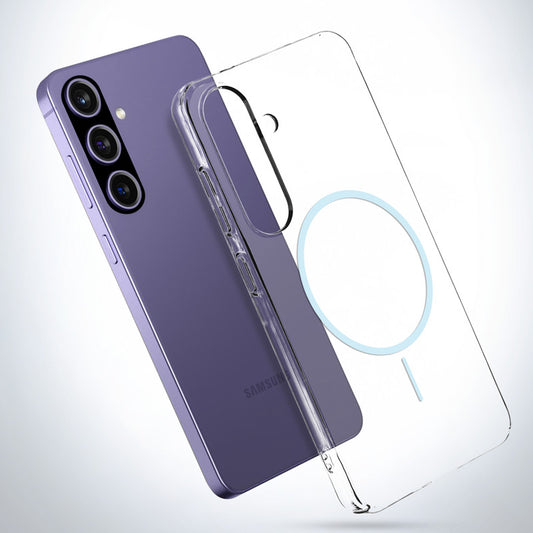 Crystal Clear Transparent Hard Back Anti-Yellowing with MagSafe Compatibility Phone Case For Samsung A56 5G