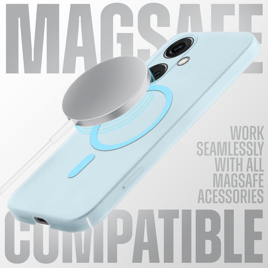 Sleek Frosted Matte Hard Back Cover With MagSafe Compatible Back Case for OnePlus Nord CE 3 5G