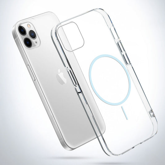 Crystal Clear Transparent Hard Back Anti-Yellowing with MagSafe Compatibility Phone Case For Apple iPhone 11 Pro