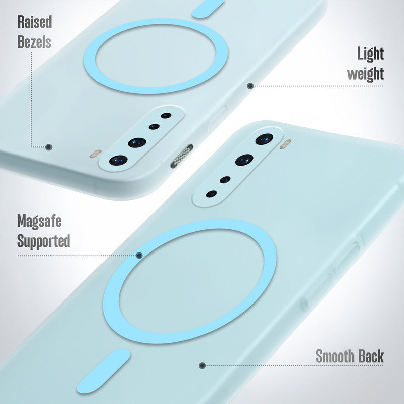 Frosted Slim Wireless Charging Support Case For OnePlus Nord